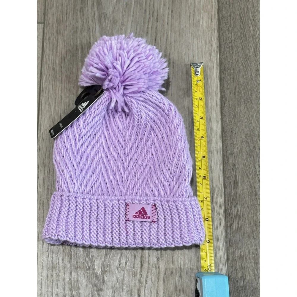 Adidas Youth Twilight 4 Ballie Lilac Purple Bliss Pulse Beanie 5155790  NEW OSFA